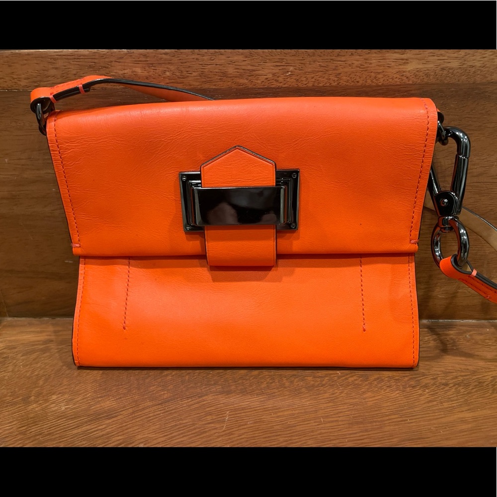 100% Authentic Reed Krakoff Orange Leather Mini Bag
